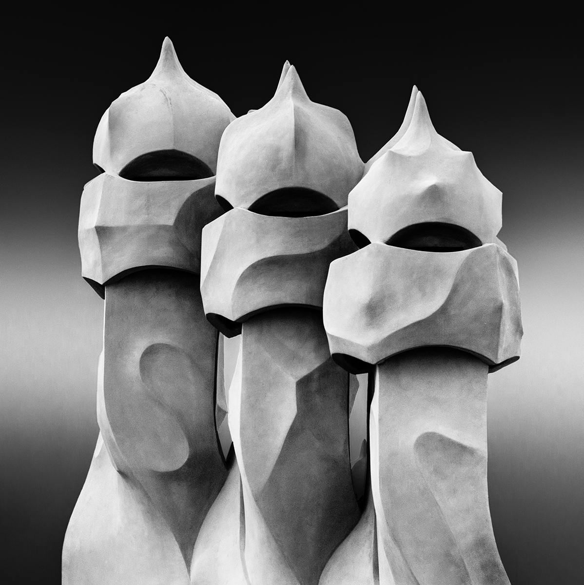 The roof of Casa Mila (La Pedrera)    