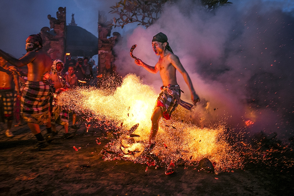 The Fire Battle in Bali