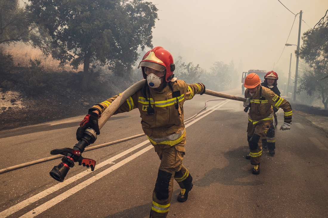 Exhausting fire