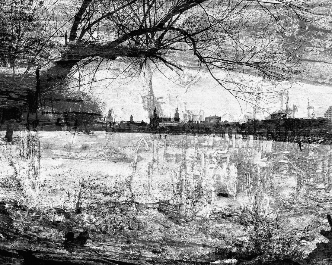Winter view of Dresden's Old Town