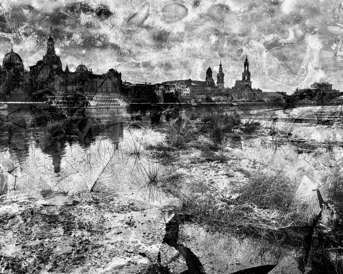 Winter view of Dresden's Old Town
