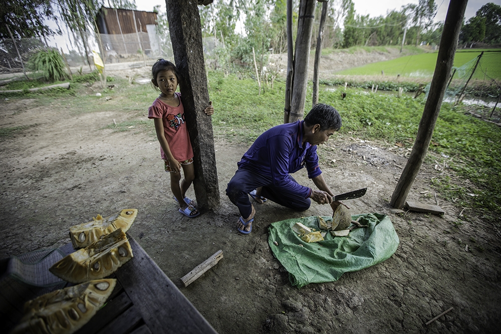 An ordinary day along the Mekong River