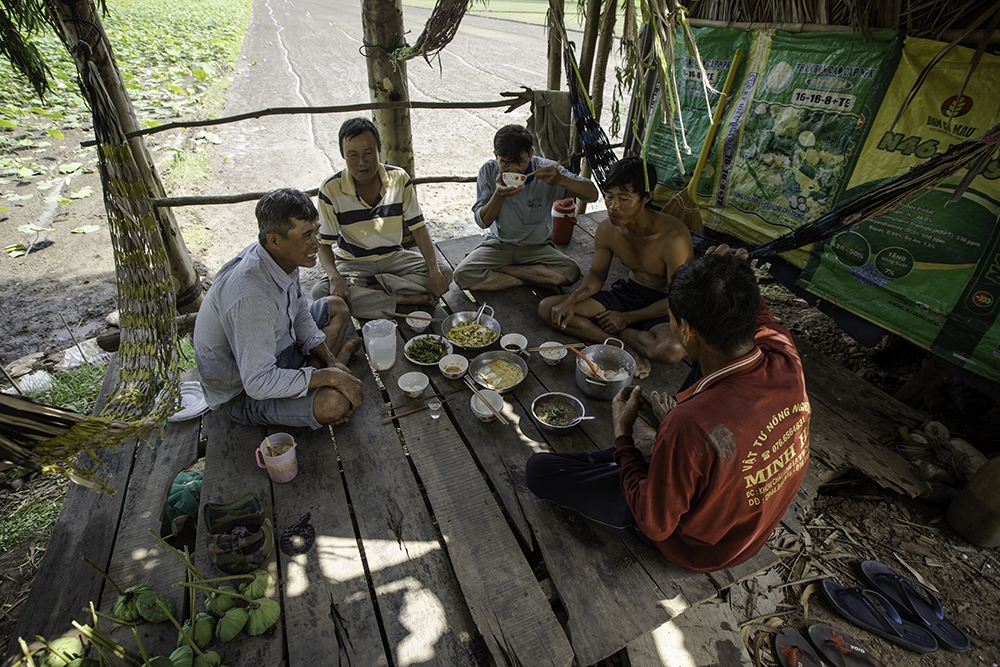 An ordinary day along the Mekong River