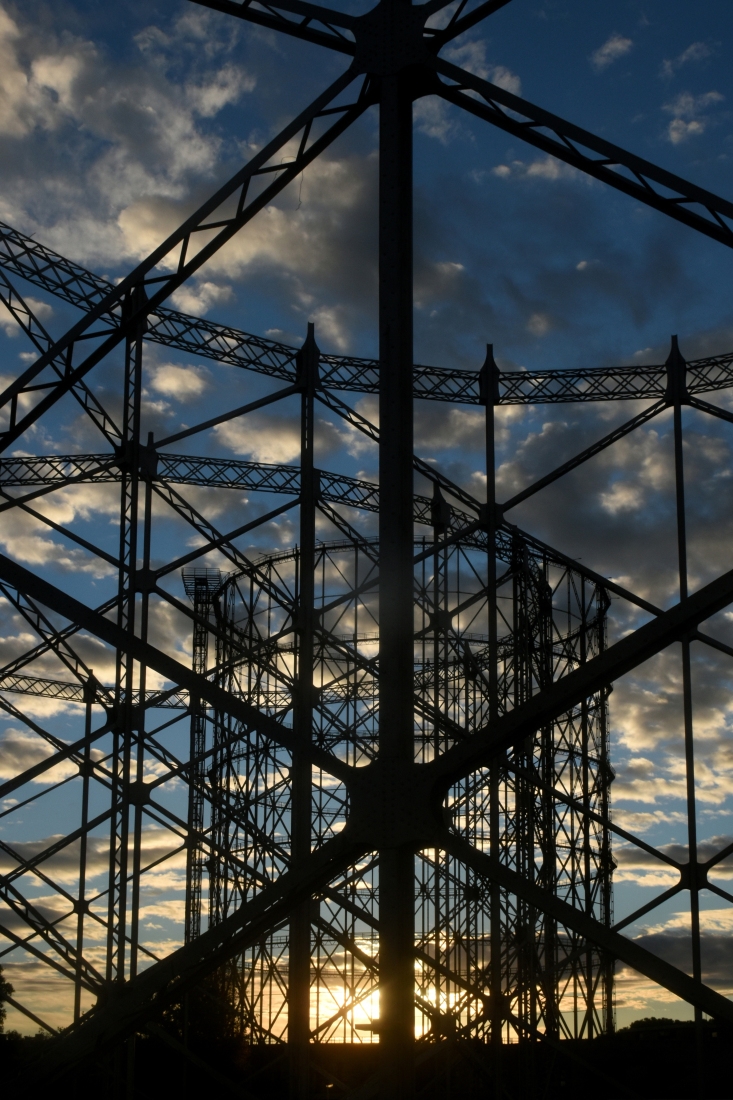The lights of a fleeting time n°1_Gasometer of Rome