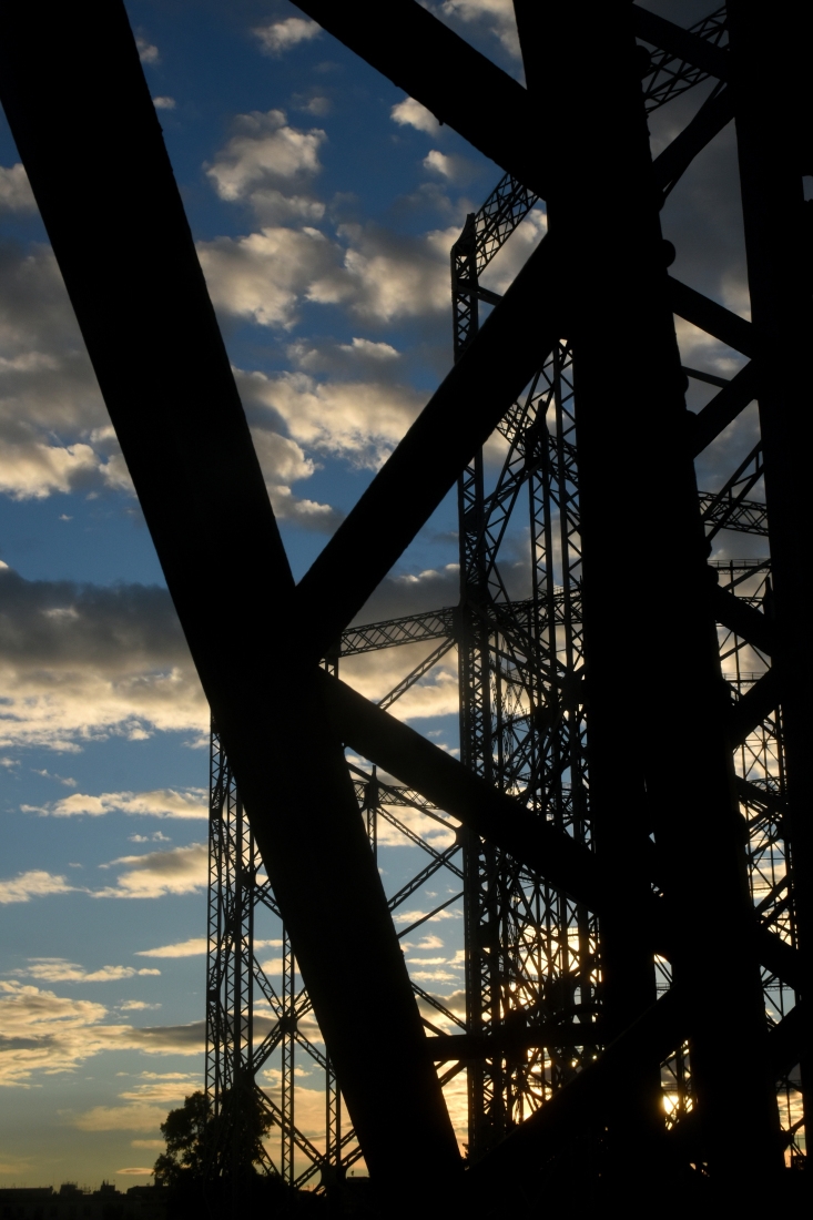 The lights of a fleeting time n°1_Gasometer of Rome