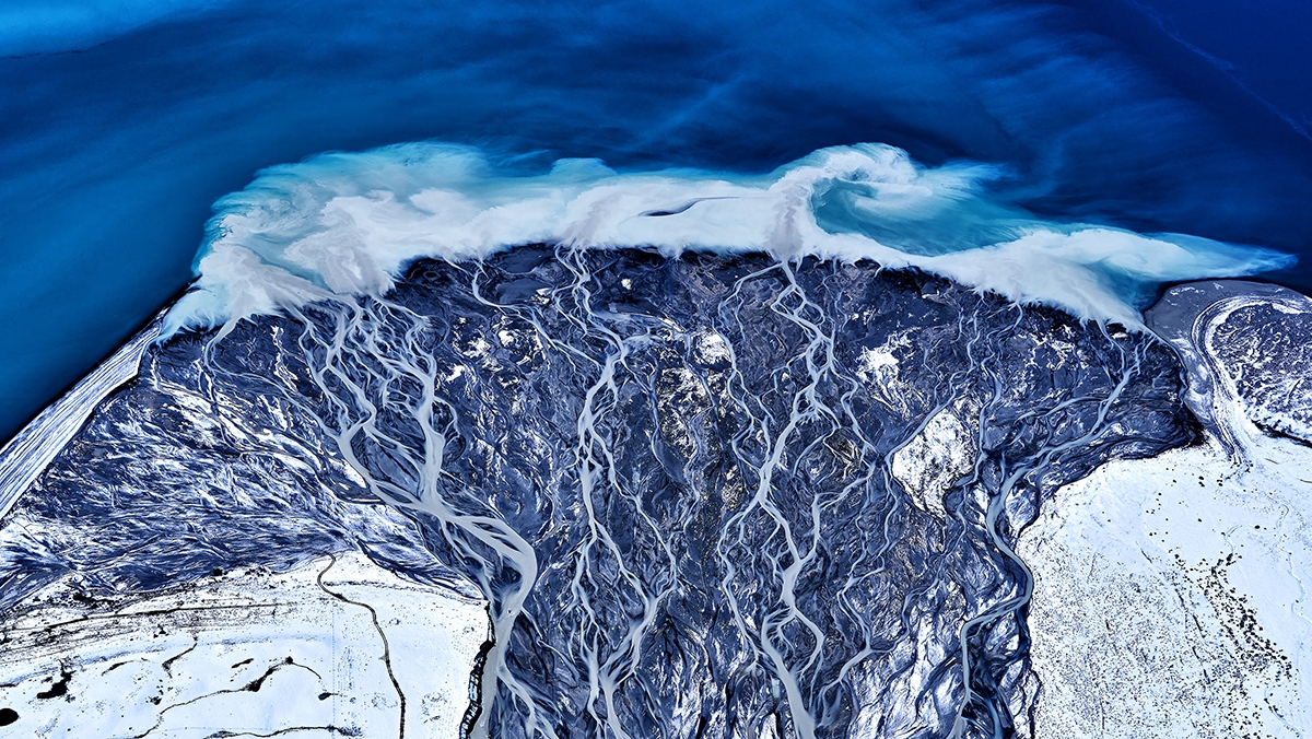 Glacial blue
