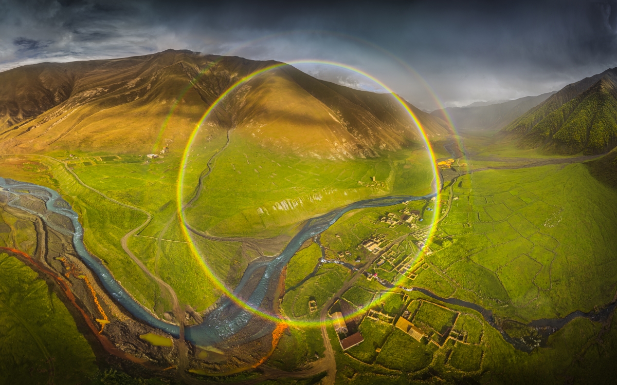 The Magical Rainbow Over the Truso Valley